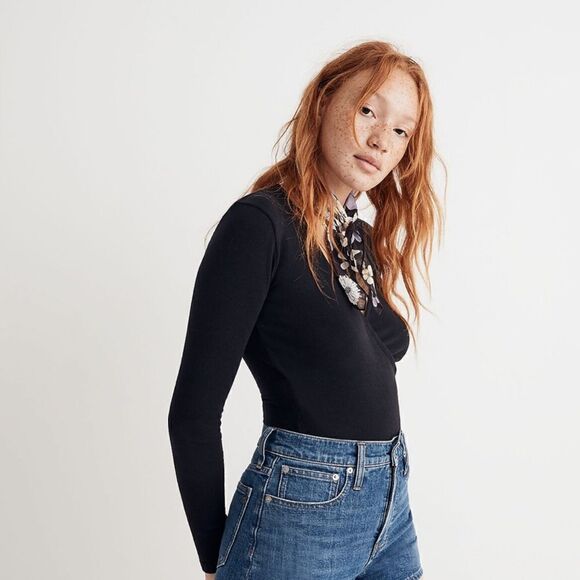 Madewell Wrap Thong Bodysuit Small - Picture 3 of 9